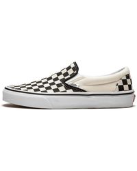 Vans - Classic Slip-On "Checkerboard" Vn000Eyebww" - Lyst