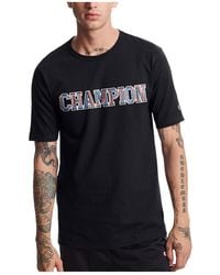 Champion - Heritage 3-D Logo Short-Sleeve T-Shirt Shirt "C-Life" Gt19 586338 001" - Lyst