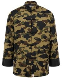 A Bathing Ape - 1St Camo China Jacket "1St Camo" M40010X C Grn" - Lyst