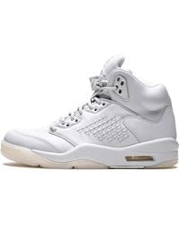 Nike - Air 5 Retro Prem "Pure Platinum" 881432 003" - Lyst