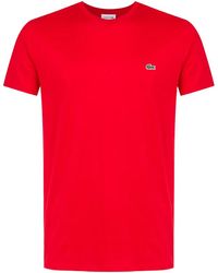 Lacoste - Crew Neck Pima Cotton Jersey T-Shirt Th6709 51 240" - Lyst