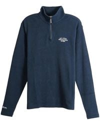 Malbon Golf - Flyer Ironworks Mid Layer Jacket "Blueberry" 10202 Blb" - Lyst