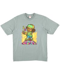 supreme molotov kid tee white