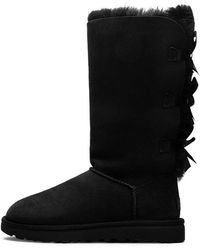 UGG - Bailey Bow Tall Ii Boot 1016434 Blk" - Lyst