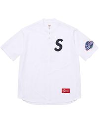 Supreme - S Logo Baseball Henley "Ss25 - Lyst