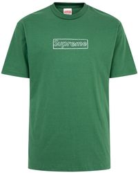 Supreme - Kaws Chalk Logo T-Shirt "Ss21" Su10635" - Lyst