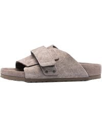 Birkenstock - Kyoto Suede Taupe - Lyst