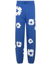 DENIM TEARS - The Cotton Wreath Sweatpants "Royal" Dt11" - Lyst