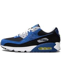 Nike - Air Max 90 "black / Atlantic Blue" Shoes - Lyst