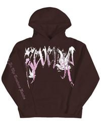 REVENGE - Graffiti Dove Hoodie "Chocolate" Rev0042" - Lyst