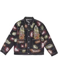 Who Decides War - Embroidery Trucker Jacket 11300870030Aw23" - Lyst