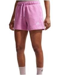 Nike - Sportswear Club Fleece Mid-Rise Shorts "Light" Dq5802 504" - Lyst