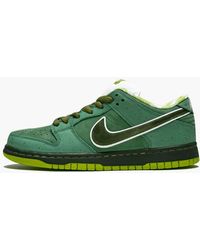 Nike Leather Sb Dunk Low Pro Qs Sneakers in Red for Men | Lyst