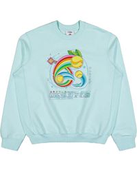 CASABLANCA - Manga Tennis Ball Printed Sweatshirt Aw25 Jtp 293 01" - Lyst
