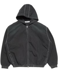 Acne Studios - Hooded Logo Jacket B90896 900" - Lyst
