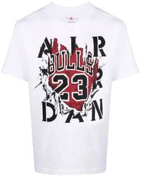 Nike - Air Aj5 '85 Graphic Chicago Bulls T-Shirt T-Shirt Dd5259 100" - Lyst