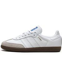 adidas - Samba Og "double White Gum" Shoes - Lyst