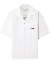 Off-White c/o Virgil Abloh - Exact Opp Holiday Shirt Omgg004S23Fab0010110" - Lyst