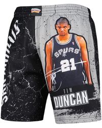 Mitchell & Ness - Player Burst Mesh Shorts "Nba Spurs Tim Duncan" Pshr5009 Sasyytdublck" - Lyst