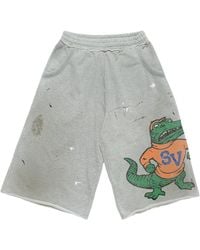 SAINT VANITY - Gator Long Shorts Sv050" - Lyst