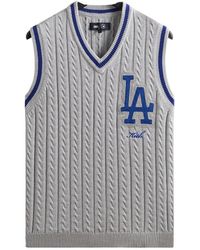 Kith - Los Angeles Dodgers Aiken Vest "Light Heather" Khm034856 002" - Lyst