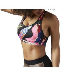 Reebok - Crossfit Hero Power Graffiti Bra "Poison" Ax7054" - Lyst