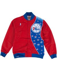 Mitchell & Ness - Authentic Warm Up Jacket "Nba Philadelphia 76Ers 93-94" Awjkgs18060 P76Scar93" - Lyst