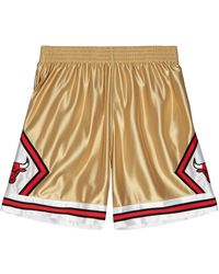 Mitchell & Ness - 75Th Swingman Shorts "Nba Chicago Bulls 1997" Smsh4399 Cbu97Pppgold" - Lyst