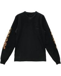 Chrome Hearts - Dagger Script Logo Long Sleeve Chrm0829" - Lyst