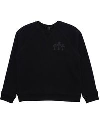 Chrome Hearts - Cemetery Cross Seven-11 Crewneck Sweatshirt Chrm0026" - Lyst
