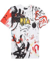 RTA - Liam Graffiti T-Shirt T1192Wtgft" - Lyst