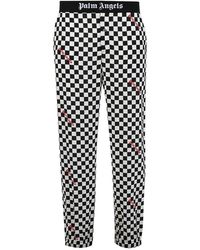 Palm Angels - Damier Print Easy Pants Pmca122F22Fab0021025" - Lyst