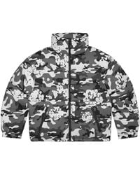 DENIM TEARS - Cotton Wreath Puffer Jacket Camo" Dt623" - Lyst