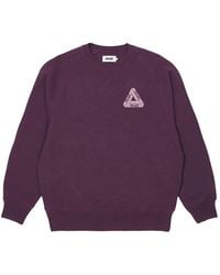 Palace - Tri-Ferg Slub Crewneck Sweatshirt P0131" - Lyst