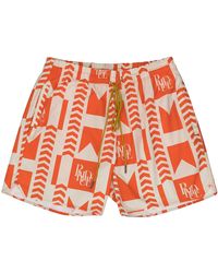 Rhude - Grasse Swim Trunks Off" Rhss23Pa68020339 Orw" - Lyst