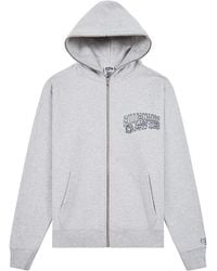 BBCICECREAM - Small Swerve Zip Hoodie "Heather" 851 7300" - Lyst