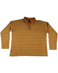 Chrome Hearts - Matty Boy Stripe Long Sleeve Polo Chrm0840" - Lyst