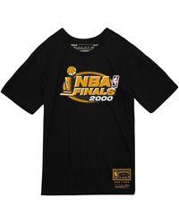 Mitchell & Ness - Nba Los Angeles Lakers Qs 2000 Finals Tshirt 20093 Lalblck00" - Lyst