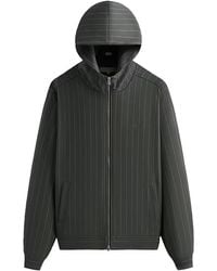 Kith - Double Weave Selfridge Zip Up Hoodie "Machine" Khm032385 178" - Lyst