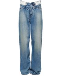 MM6 by Maison Margiela - 5-Pocket Straight Leg Jeans S52La0271 M30058 965" - Lyst