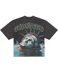 GODSPEED NEW YORK - Sunken Liberty T-Shirt Dk56Pen0" - Lyst