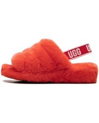 UGG - Fluff Yeah Slide Currant" 1095119 Rcrr" - Lyst