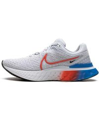 Nike - React Infinity Run Fk 3 "grey Bright Crimson" Shoes - Lyst
