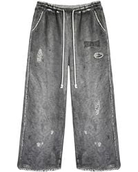 77 Studios - Sparring Club Distressed Sweatpants 77S013" - Lyst