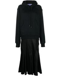 Off-White c/o Virgil Abloh - Logo Embroidered Hoodie Dress Owdb491F23Fab0011010" - Lyst