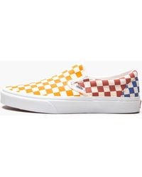 Vans Canvas Color Theory Classic Slip-on Checkerboard Shoe in Metallic for  Men | Lyst