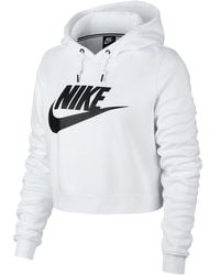 Nike - Sportswear Rally Cropped Hoodie Aq9965 100" - Lyst
