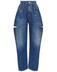 Maison Margiela - Cut-Out Jeans "Washed" S51La0051 M30016 963" - Lyst