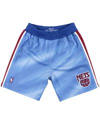 Mitchell & Ness - Nba Authentic Shorts Nets 1990 "Nets" Ashrlg18054 Njnroya90" - Lyst