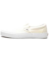 Vans - Classic Slip-on "white" Shoes - Lyst